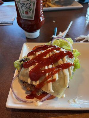 Turkey avocado burger (no bun)