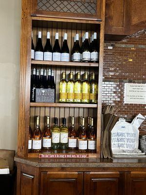 Beer & Wines selection