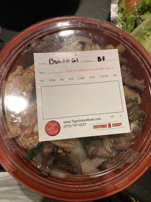 Bulgogi Bowl