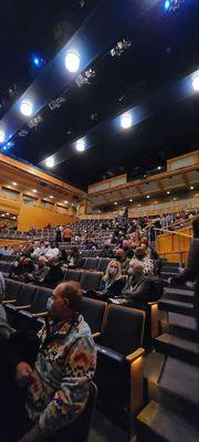 Inside the theater