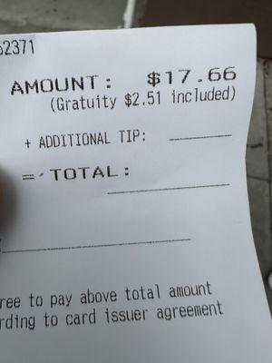 Gratuity