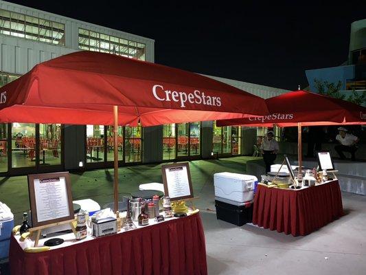 Large Crepe Catering - amazing Entree & Dessert Crepes.  Service and execution is just as yummy as the crepes.