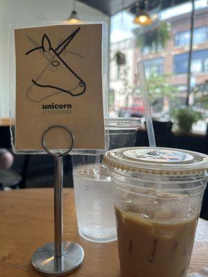 Iced Coffee  Unicorn "number" for our sandwiches