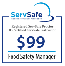 SerSafe Food Safety Manager Class + Exam: $99