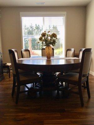 Dining room table.