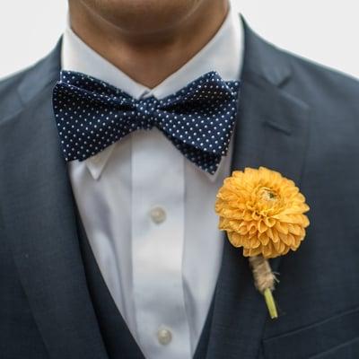 End of summer boutonniere