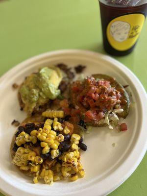 Tacos: Phat Hass, Jeff's Breakfast scramble, and No Stas Cochinita