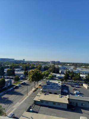 View from my old apartment at Fourth Street Apartments