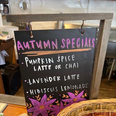 Fall specials