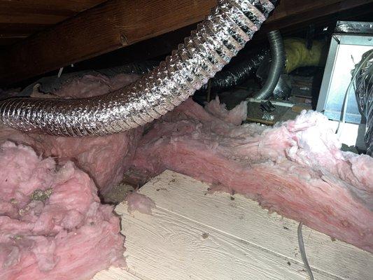 Insulation and air ducts replacement