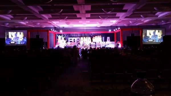 Trussing Event Finish ( Sound Video and Lighting ) Fobana 2014
Trussing LED Lighting ,Line aray jbl Sound System