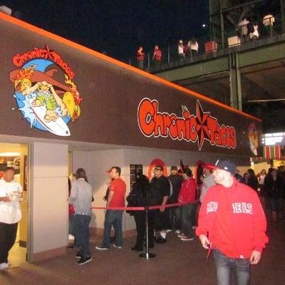 One of two Chronic Tacos locations in the stadium.