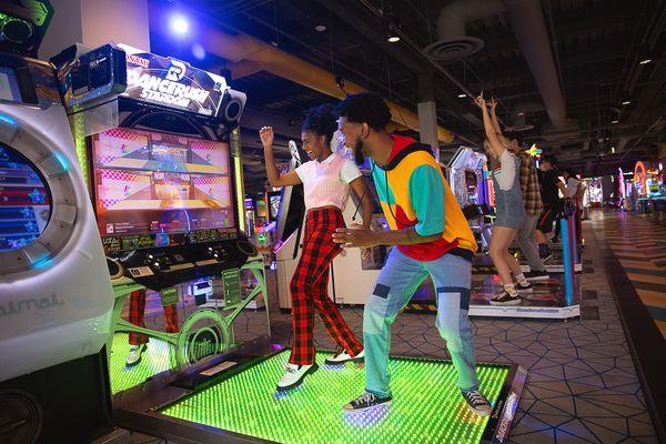 Round1, Bar near you, Crane game near you, things to do with kids, Japanese game, Dance game, Rhythm game, music game, VR, DDR