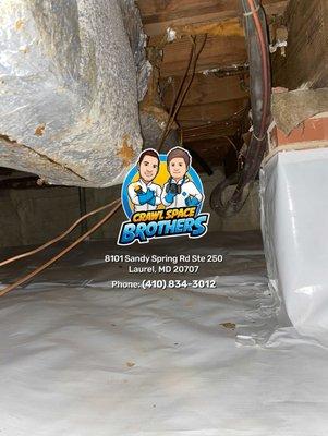 John Schulz - Silver Spring, MD 20901 - crawl space encapsulation, dehumidifier, sump pump, French drain, spray foam insulation.