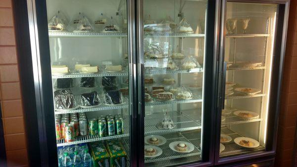 Generous portions of dessert waiting to be eaten