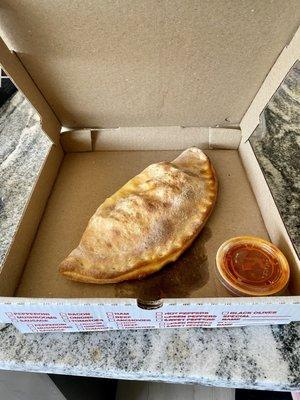 Pepperoni calzone