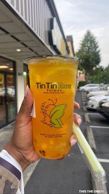 Mango passion fruit tea