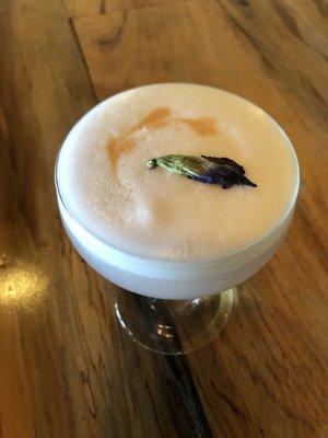 Lavender Pisco Sour. Very good!