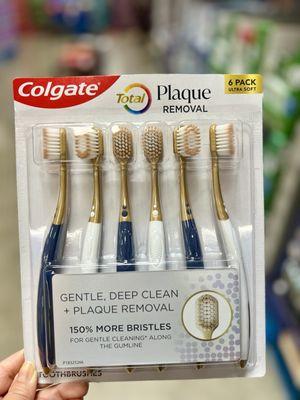 Fancy toothbrush. I don't like gold but I'm digging the gold and blue/white combos.