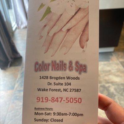 Color Nails & Spa