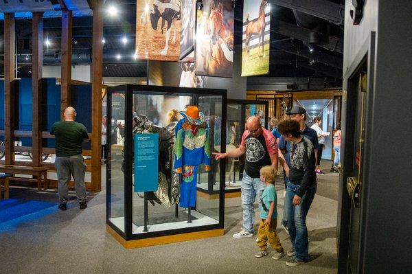 Visitors enjoying the Museum's History Wing