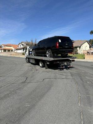 Towing it to euro tech auto repair shop- my suburban