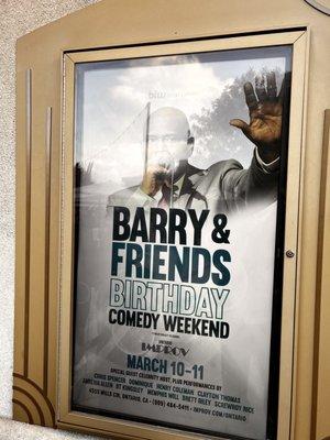 Barry and Friends advertisement