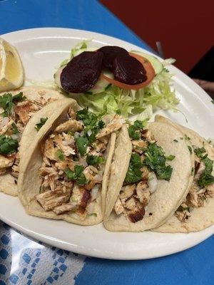 Chicken tacos