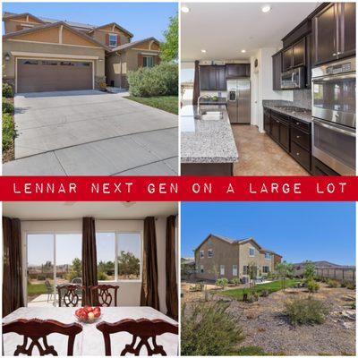 This Lennar Nextgen home with an extra large yard sold quick & was the highest comp in the area!