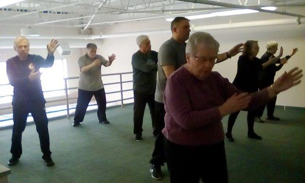 Tai Chi Principles class in the loft