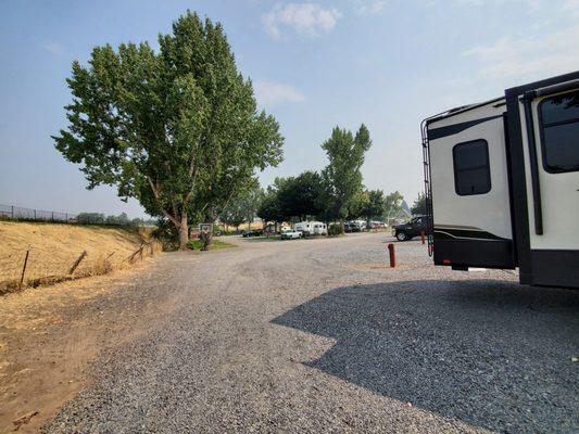 You would think they would have have a nicer road for this campsites beside gravel.