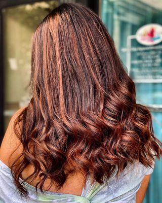 Brown balayage by Brooke Bradsher