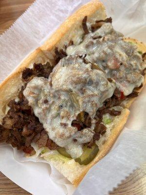 Philly cheesesteak Po boy