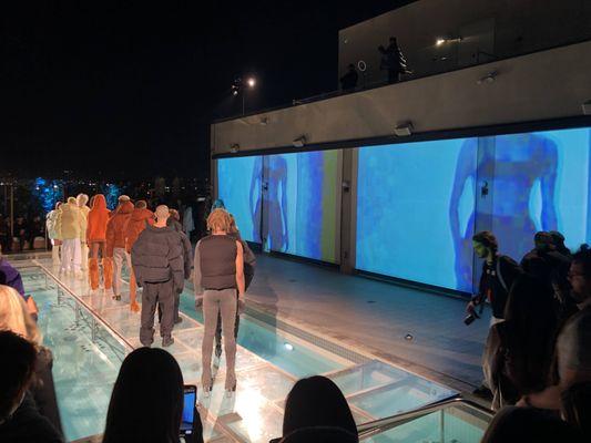 Projection for Runway Show