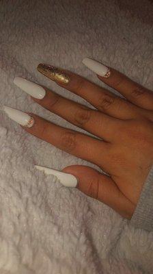 White & Gold full-set