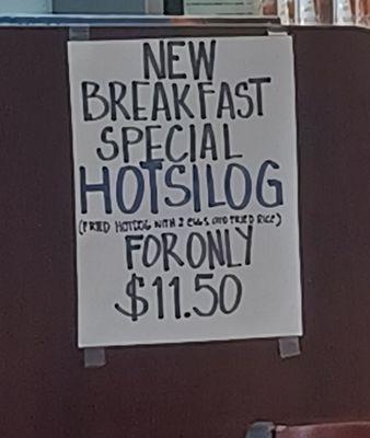 Breakfast special