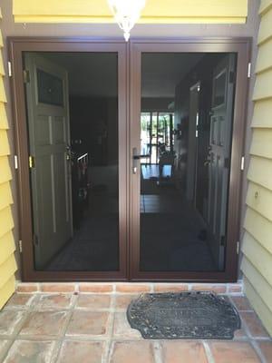 French security screen doors