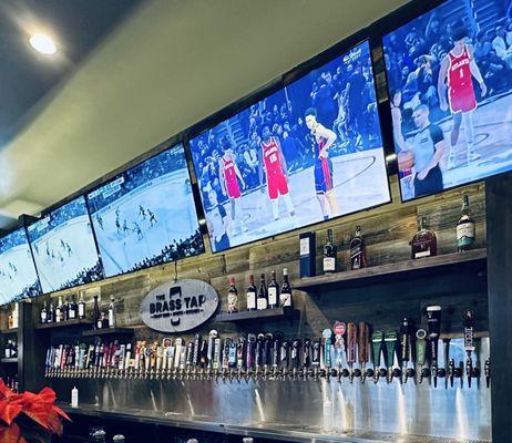 Taps & TVs.