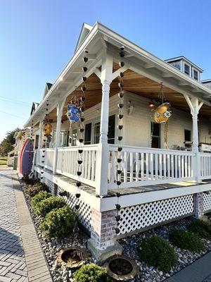 Outside porch