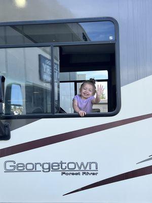 Cutie! Future RV lady driver