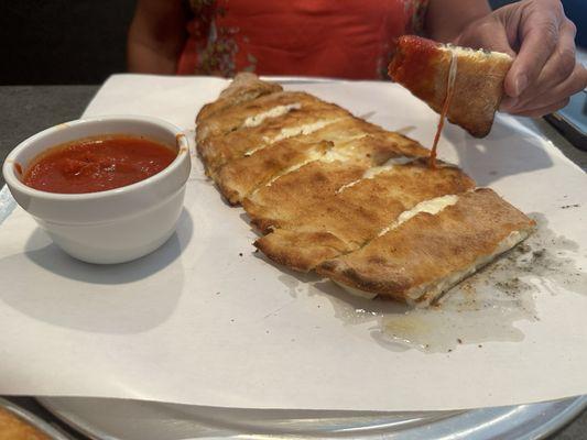 Calzone... small but was huge for one person... very good