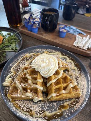 Sweet potato waffles