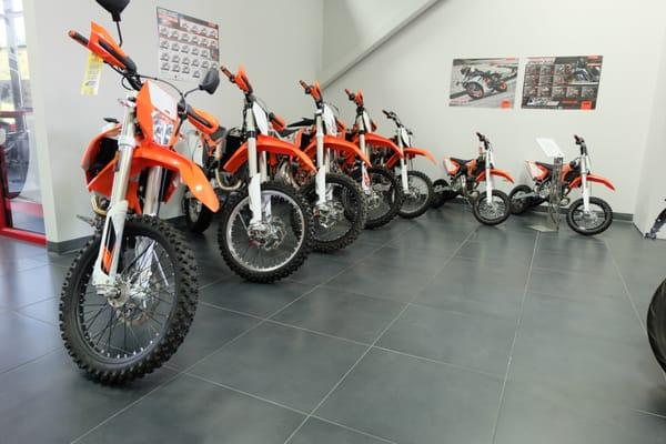 KTM dirtbikes in stock