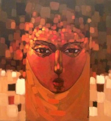 "Ethiopian Woman" 
 Artist: Zekiros Teklehaimanot