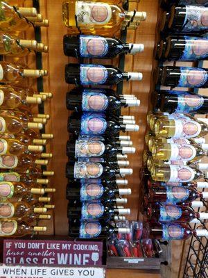 Lots of wines to choose from