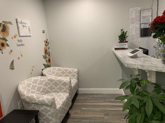 Hazel Beauty Studio Waiting Area 2