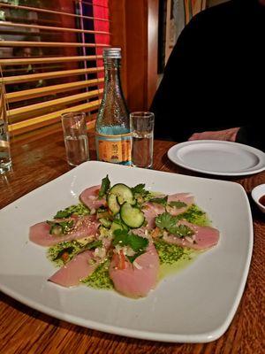 Hamachi carpaccio