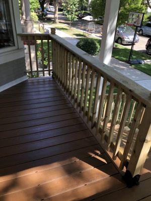 New composite deck and railings