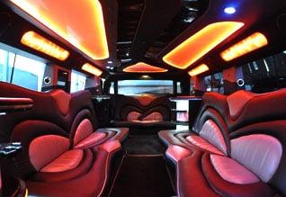 Another interior picture of Hummer H2 "Sassy" Limo