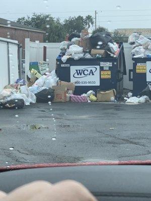 This place is a shit hole rats running out the trash area disgusting and the fat bitch that works up front won't do anything to help anyone